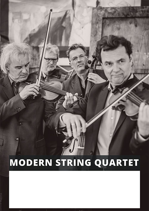 Modern String Quartet Plakatvorlage